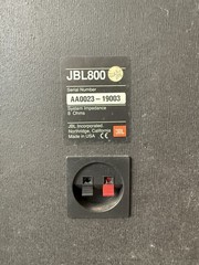 Vintage Pair JBL800 Speakers Model JBL Black Tested Working Condition