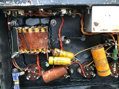 Antique 1940s Dual 45 Tube Amplifier from Record Cutter UTC PA 132 Transformer