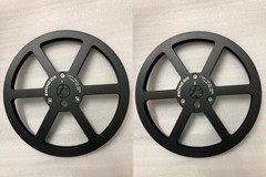 New One Pair Pioneer silvery 7” Tape Reel Light Metal Aluminum Take Up Reel