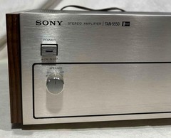 Rare Sony TAN-5550 VFET Stereo Power Amplifier Tested Good for Restoration