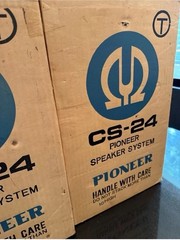 RARE NEW IN BOX Vintage Pioneer CS-24 Slimline 2 Way Speaker System See Descr