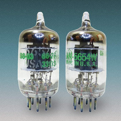 Riverstone Audio – Tested/Matched Pair (2 Tubes) 7-Pin JAN 5654W Fully-Tested