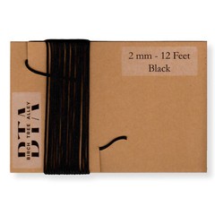 144″ Radio Dial Cord String (12 Feet) BRAIDED 2mm BLACK for Vintage Radio Tuner