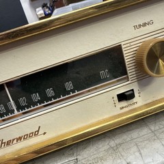Sherwood S3000 FM Mono Tube Tuner Powers on and wokring