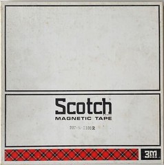 Scotch 207 Mastering Reel to Reel Recording Tape, LP, Metal Reel, 3600 ft (1100m