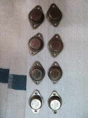 PIONEER SX-1250 STERO RECEIVER SET OF 8 OUTPUT TRANSISTORS