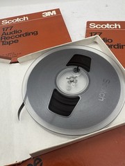 scotch 3M audio recording tape 177 Lot Of 6 W/ Brand New Sealed AMPX 642
