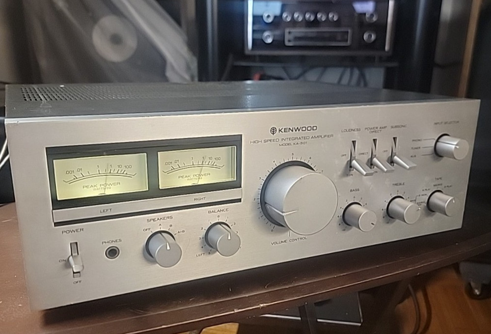 Kenwood KA-501 Integrated Amplifier 65w/Channel Stereo Tested