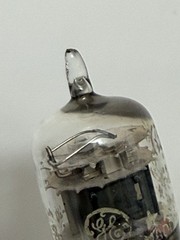 Two GE 6386 Tubes /Amplitrex Tested Balanced / D Get / x3 Mica / Early Type 1956