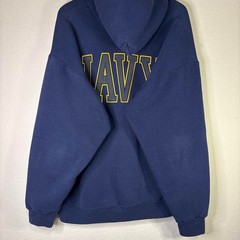 90’s Vintage United States Navy Soffe Hoodie Blue L