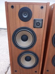 Vintage Realistic Optimus T-100 Speakers Tested And Working Read Description