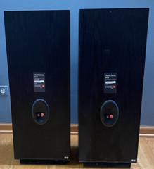 Vintage JBL N38 Studio Series Floor Speakers 32″ 3 Way Pair Set of 2 Tested