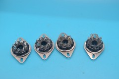 4x Antique Sockets – Octal 8-Pin Panel Mount – Tube Amp Socket