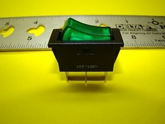 HAFLER P1000 P1500 P3000 OTHERS THIN GREEN ROCKER POWER SWITCH SWH-1009