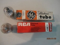 TWO TUBES 12JB6A BOTH BOXES HAVE A G ON BOX GOOD. FOUND AT ESTATE SALE