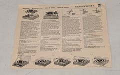 Dual 1220/ 1229Q/701 Turntable Mounting & Assembly Instructions