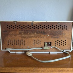 RCA RZC225Y Radio Snow Blue Vintage Solid State AFC AM FM Works