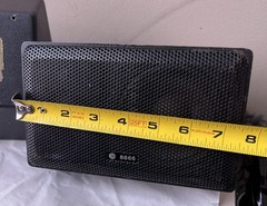 Pair of VTG 80’s COUSTIC Model CS8866 2-Way Speakers 100W Max Indoor/Outdoor