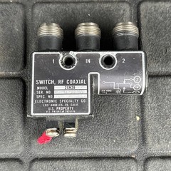 Vintage Switch, RF Coaxial 2SN28 Electronic Specialty Co. USA GUARANTEED