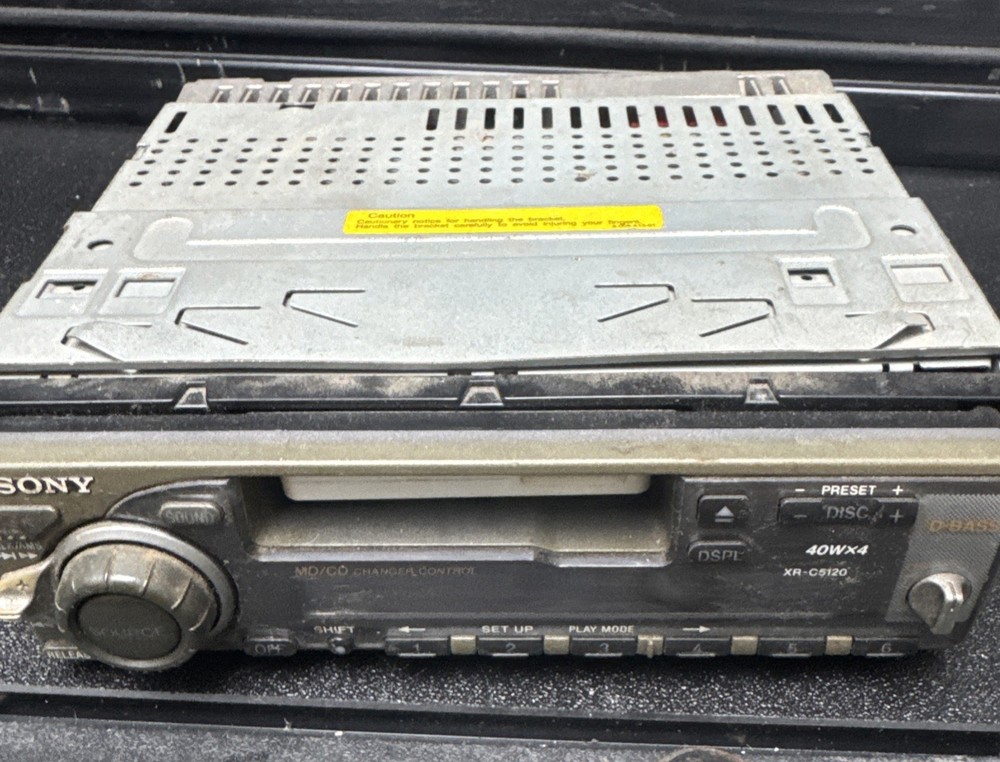 Sony XR-5120 UNTESTED FM/AM Cassette Car Stereo Radio XR5120