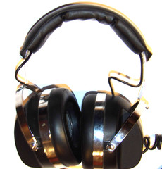 VINTAGE 1970s ELEGA DR-100HR STEREO HEADPHONES! MOD ’70s STYLE! DUAL VOLUME!
