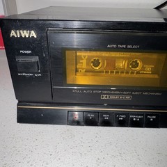 Vintage Aiwa AD-F300 Stereo Cassette Deck Powers On Untested Dolby