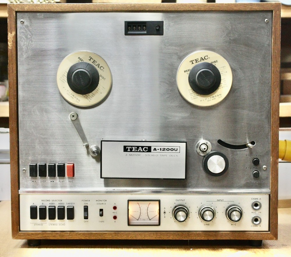 TEAC A-1200U 3 Motor Stereo 7″ Tape Reel To Reel Recorder/Player
