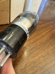 1- TYPE 33 NOS ST BOTTLE GLOBE Power AUDIO TUBE RCA Sylvania USA BRAND