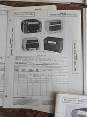 Lot Of 625 SAMS PHOTOFACT Folders Radio/TV/Turntable + Great Variety Dewald A501