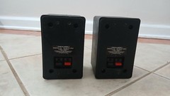 Vintage Realistic Minimus-7 40-2030C Metal Bookshelf Speakers Pair – 8 Ohm 40W