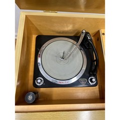 Vintage Zenith High Fidelity Record Player Console Mid Century Modern Cabinet 50