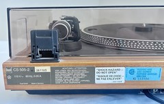 Dual CS 505-2 Vintage Belt Drive Turntable Made in Germany – Tested Working