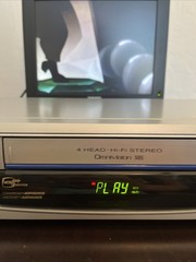 Panasonic PV-D4621 Blue Line VCR Player VHS Tape Cassette recorder Working