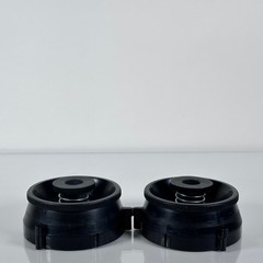 Vintage VIF International Hub Adapter Pair NAB for Reel to Reel Fits Ampex Otari