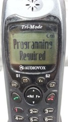 Audiovox Cell Phone Tri-Mode CDM-9000 with Desk Cradle and 2 Chargers Tested