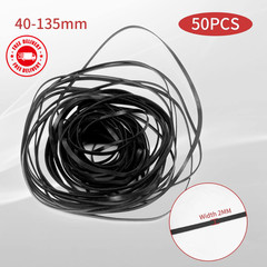 Recorder Rubber Belts Cassette Recorder Repair Rubber Belts 40-135 MM (50PCS)