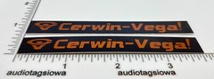 Cerwin Vega AT-15 Speaker Badge Emblem Custom Made Aluminum AT-8 AT-10 AT-12