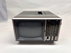 Vintage General Electric GE Portable TV Model 7-7130A 1986 WORKING Clean!