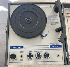 Califone 1450K Record Player , Untested Powers-On , Read Description