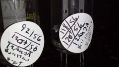 Test NOS MATCHED PAIR GE (For Bell HOWELL) 12Au7 ECC82 D Getter Tube TV-7 * USA*