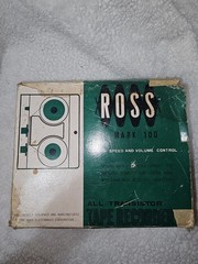 Ross Mark 100 All Transistor Tape Recorder w/ Case – Model Mark 100
