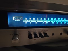 SHERWOOD S-7100A RECEIVER PROFESSIONALLY SERVICED REAL WOOD CASE VIDEO INCLUDED