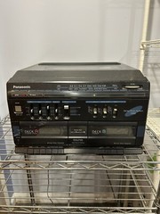 Vtg 80s Panasonic SG-X88 Stereo Music Sound System Duel cassette Record Player
