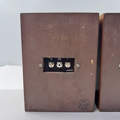 Realistic Hi Fi Bookshelf Speakers Oak Veneer 8ohm 1970s Realistic SP2 TESTED
