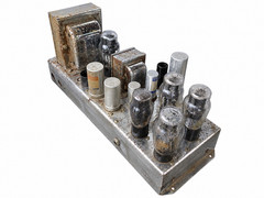 Vintage 1940s E.H. Scott 800B Radio Receiver w/ Dual Tube Chrome Amplifiers