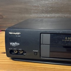 Sharp VC-A546U 4-Head Mid-Drive VHS VCR Player VCR Plus+ Black Power Tested Only