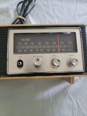 Vintage Panasonic RE-6283 AM FM Table Radio Tan Black MCM Retro 1970s WORKS
