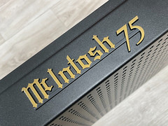 For McINTOSH MC75 75 LOGO EMBLEM BADGE 24K-GOLD/BLACK PLATED/PAINT – REPRO DIY