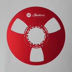 Studevox 10.5″ Edge Polished Red Aluminium Tape Reel For Reel Tape Recorders