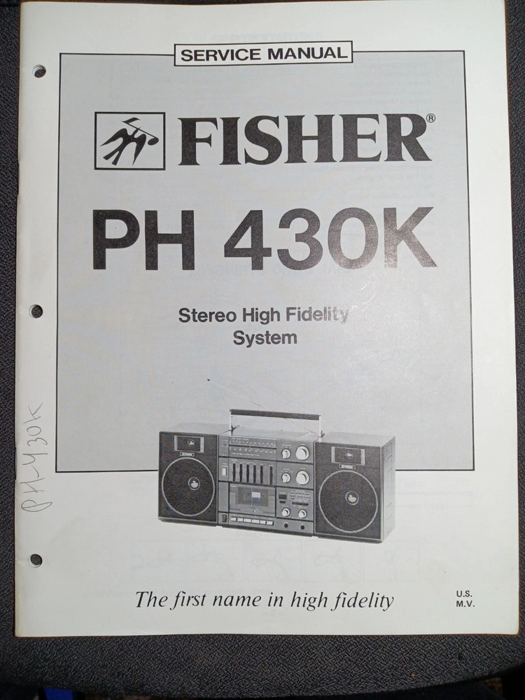FISHER PH-430K Radio Service Manual